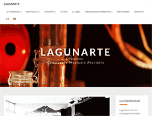 Tablet Screenshot of lagunarte.org